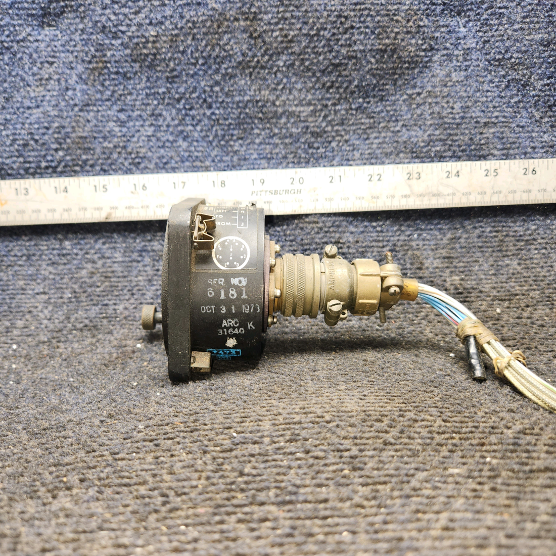 Used aircraft parts for sale, 31640-0001 Aircraft Radio Corp cessna 150G IN-514R Course Indicator