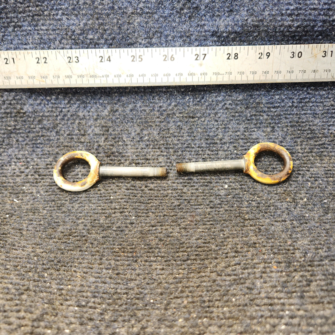 Used aircraft parts for sale, 0523613-1 Cessna 172F Wing Strut Mooring Eyebolt - Set of 2