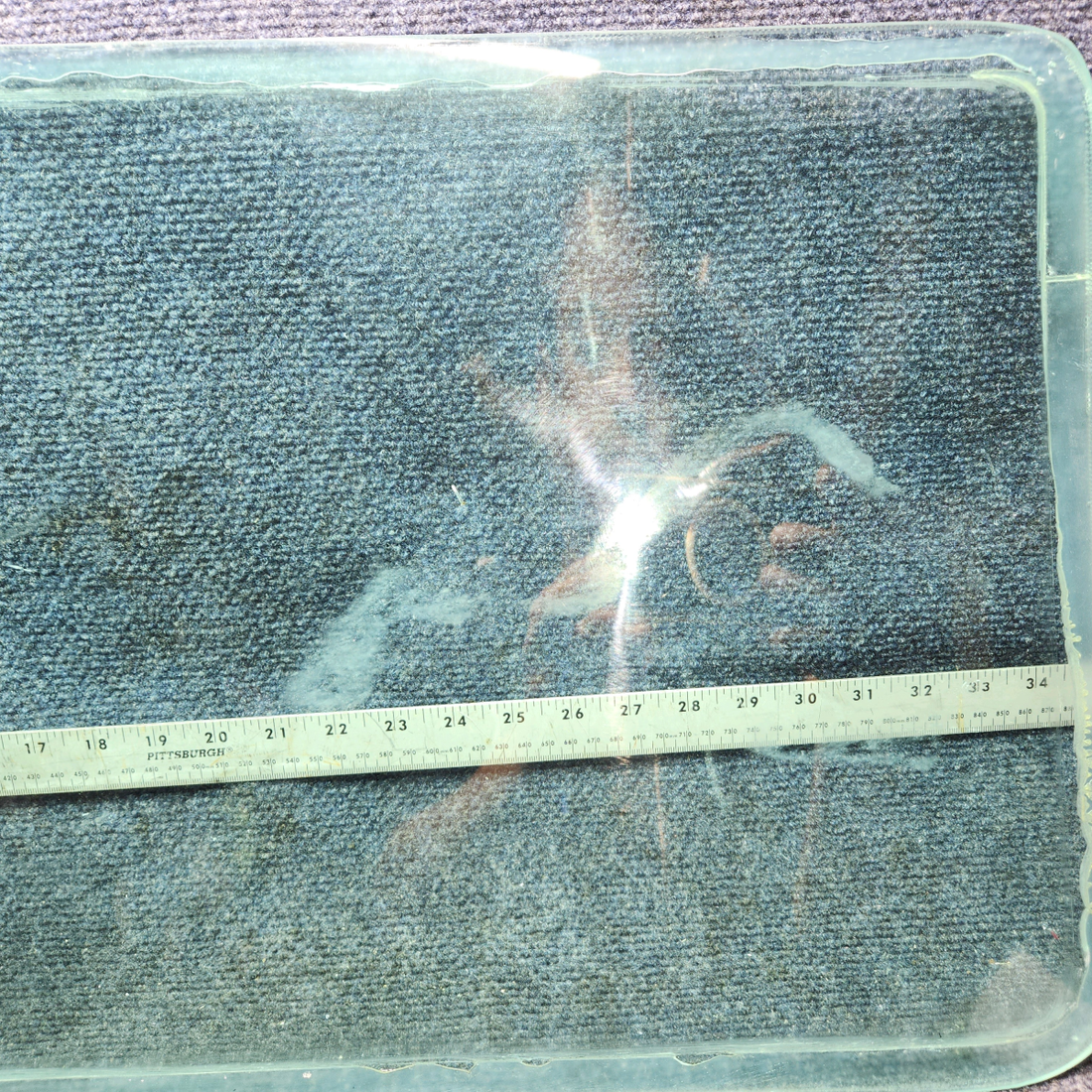 Used aircraft parts for sale, 20923-011 PIPER PA-24-250 Cabin Door Window with Cutout And Storm Window.