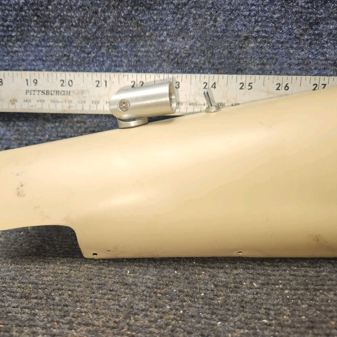 Used aircraft parts for sale, 0511137-13 Cessna 172 Doorpost Cover LH With LED Map light.