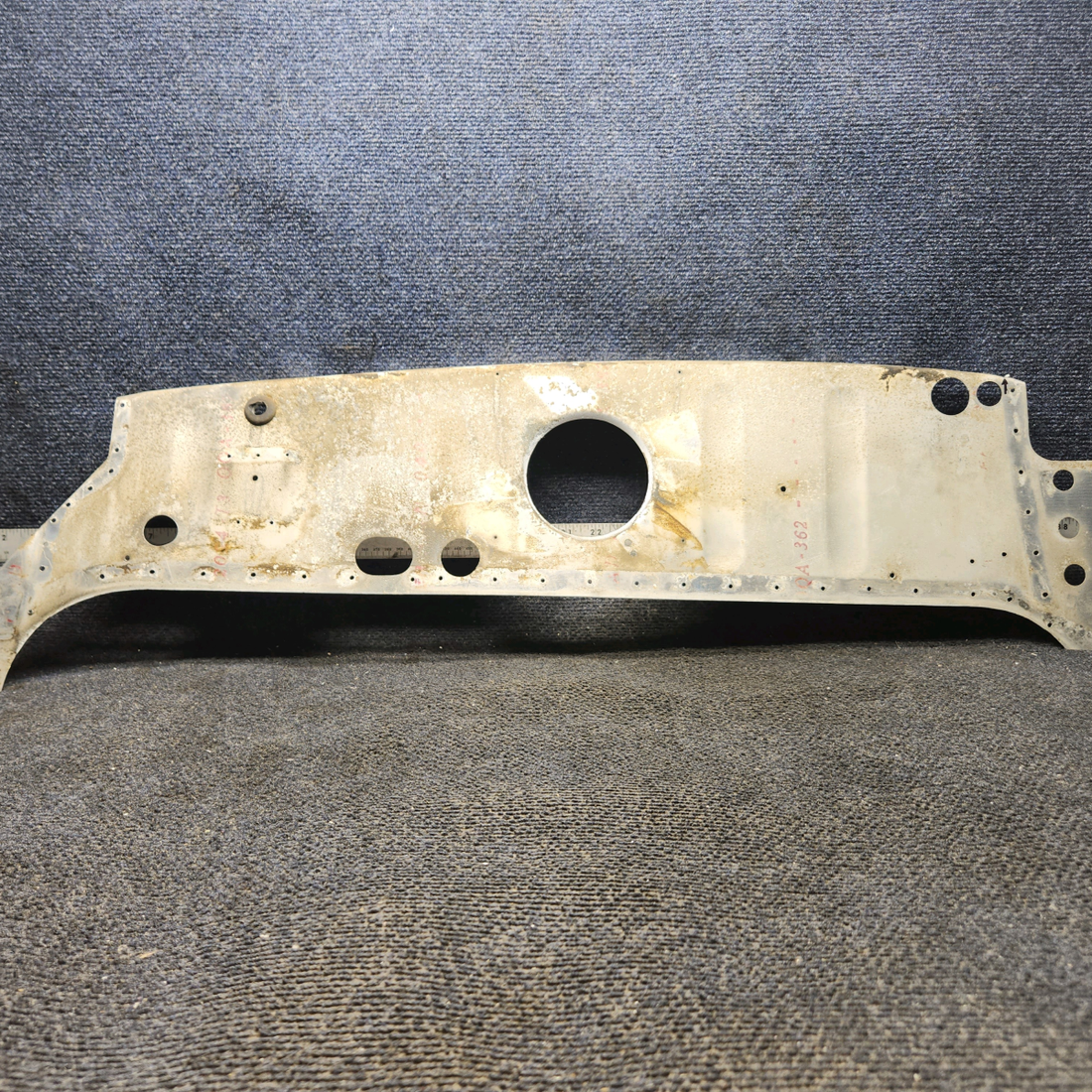 Used aircraft parts for sale, 0511000-43 Cessna 172E FWD Fuselage Rib LH has a crack
