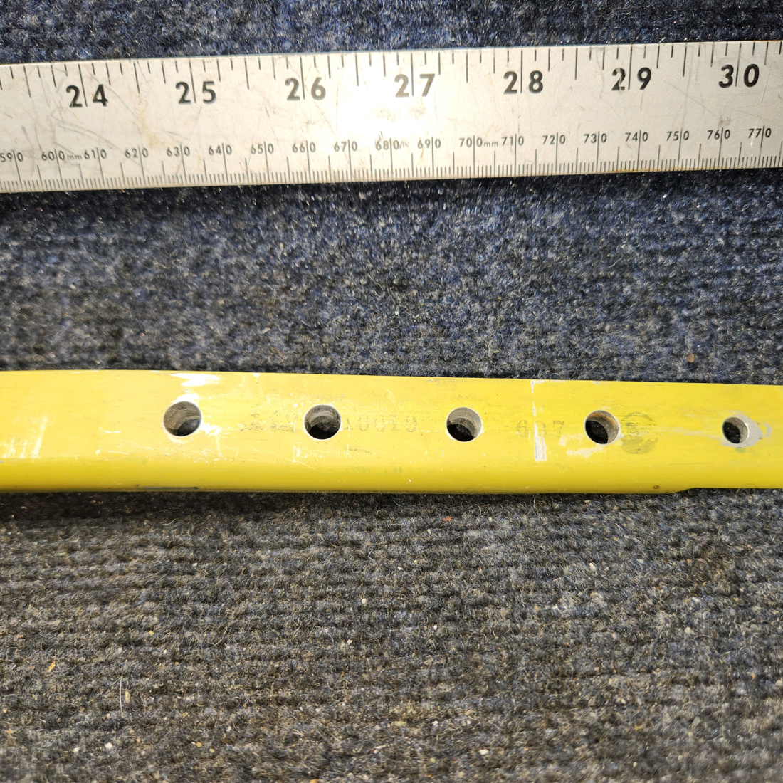 Used aircraft parts for sale, 169-110019 Beechcraft C23 SUNDOWNER Aft Lower Spar Cap Splice Fitting