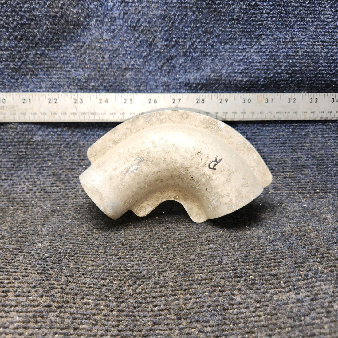 Used aircraft parts for sale, 0413233 Cessna 172E Cabin Air Vent Elbow