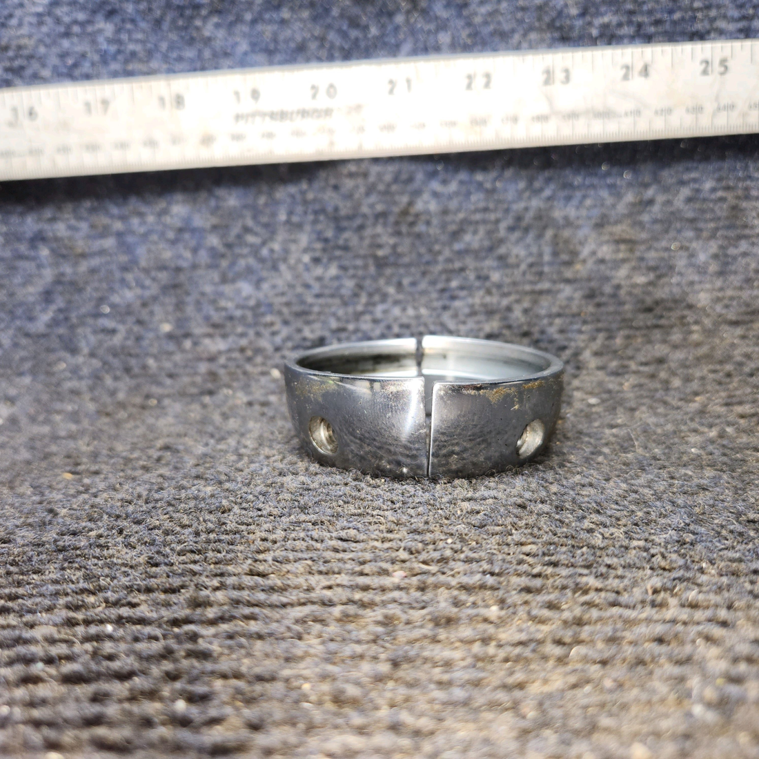 Used aircraft parts for sale, 35-524238-4 Beechcraft 35-33 Retainer Control Arm Yoke