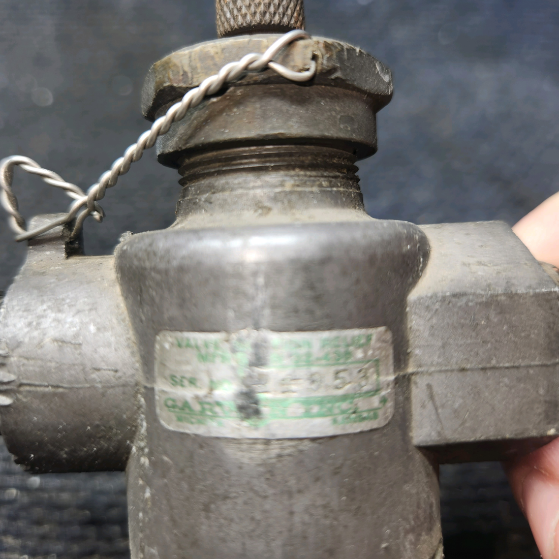 Used aircraft parts for sale, 0813619-3 Cessna 182G Suction Relief Valve Assembly