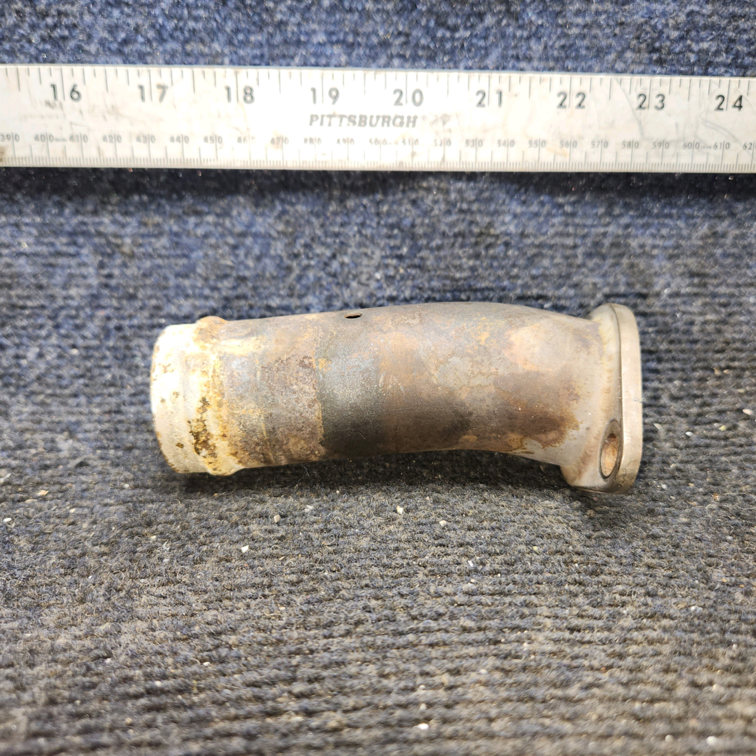 Used aircraft parts for sale, 0550176-57 Cessna 172E Exhaust Curved Riser