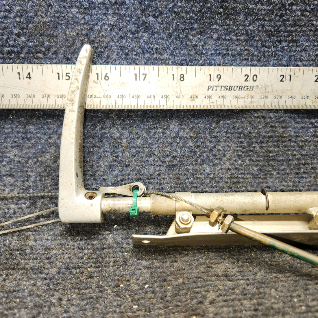 Used aircraft parts for sale, 0813150-55 Cessna 172F Parking Brake Handle Assy