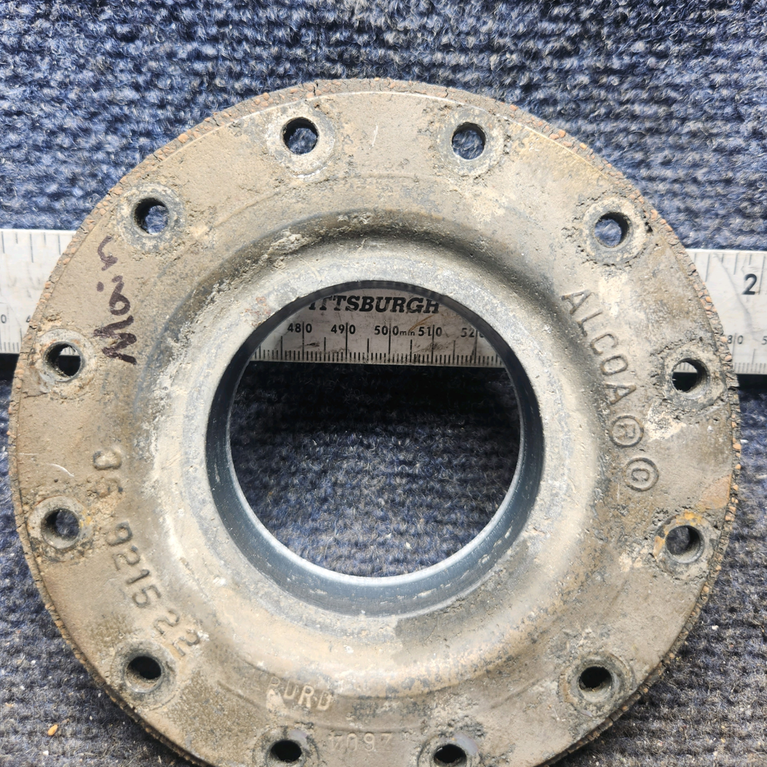 Used aircraft parts for sale, 35-921522, 35-921502 Beechcraft 35-33 Fuel Cell Filler Adapter with Gasket