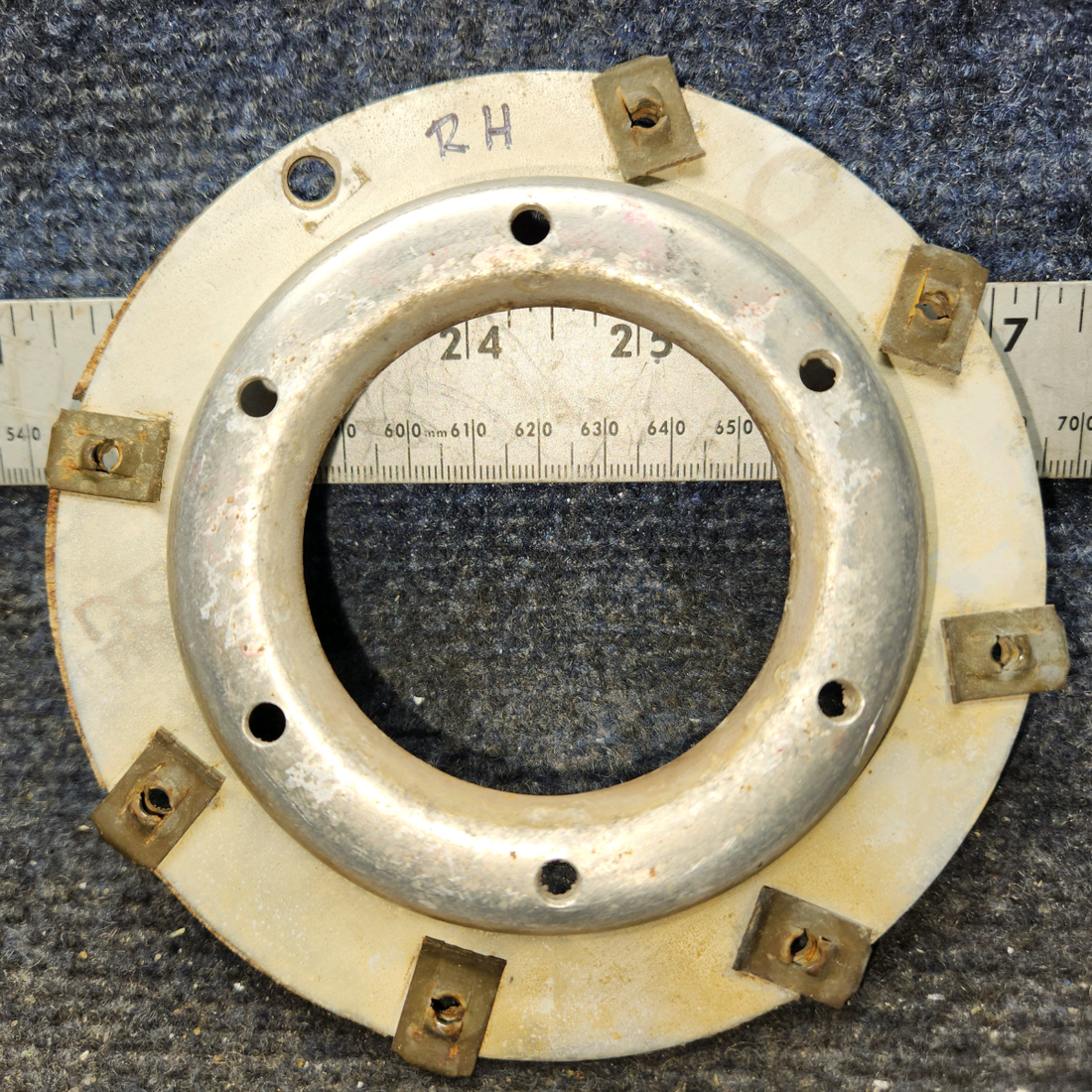 Used aircraft parts for sale, 0523529-1 Cessna 172E Fuel Tank Adapter Assembly