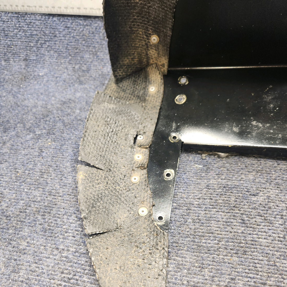 Used aircraft parts for sale, 0555199-1 CESSNA 172K ENGINE BAFFLE, FORWARD VERTICAL