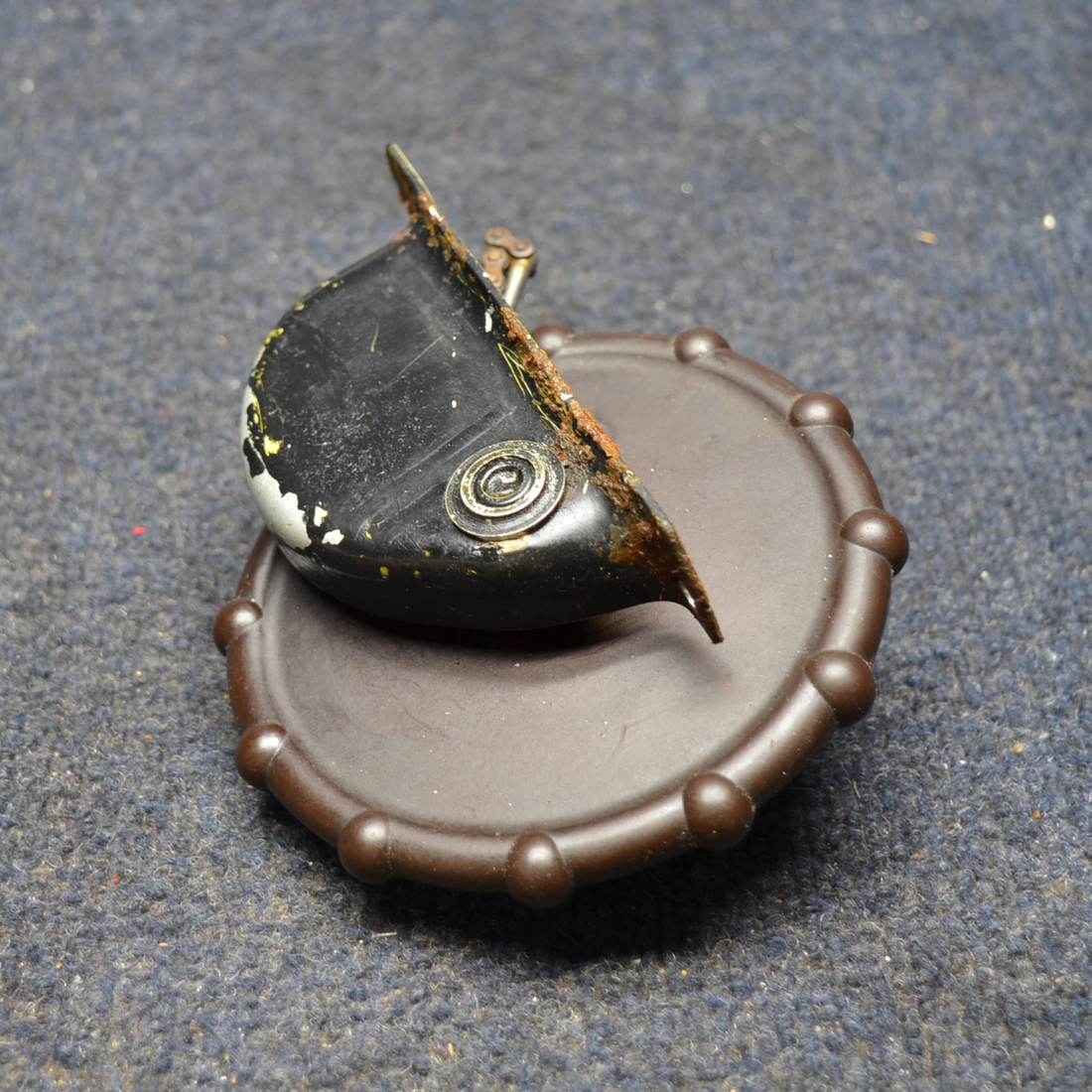 Used aircraft parts for sale, 0510127 Cessna C175 ELEVATOR TAB CONTROL WHEEL W/ COVER AND INDICATOR