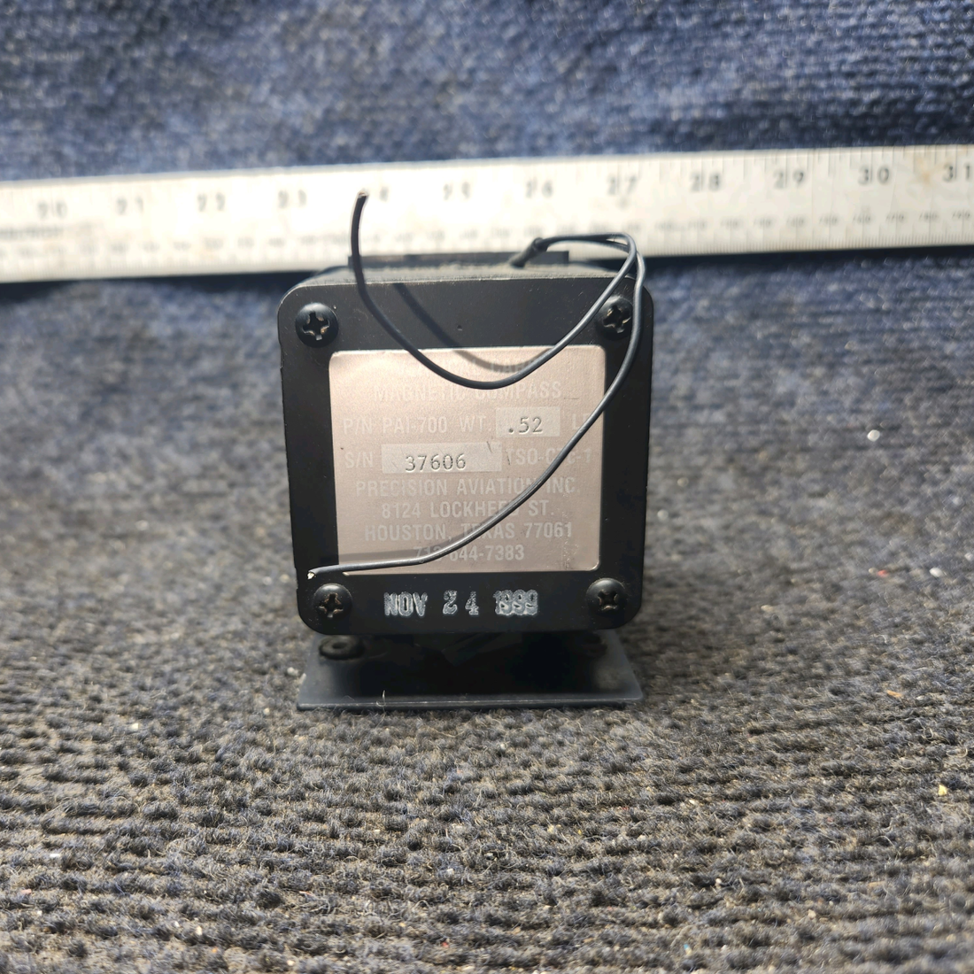 Used aircraft parts for sale, PAI-700 Precision Aviation PAI-700 Cessna 182G Vertical Card Magnetic Compass Indicator