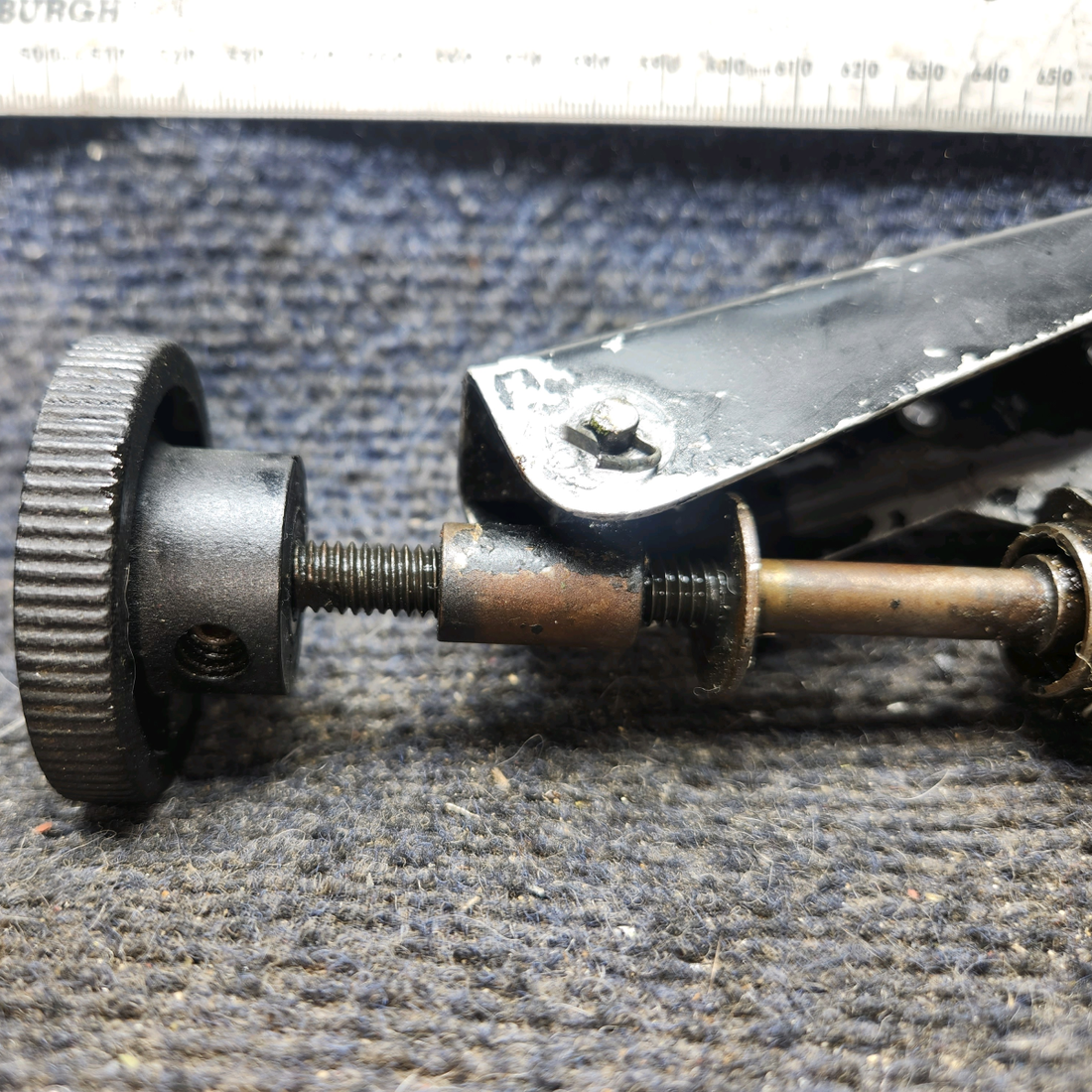 Used aircraft parts for sale, 65837-002, 69318-000 piper PA-28-181 Rudder Trim Adjustment Assembly