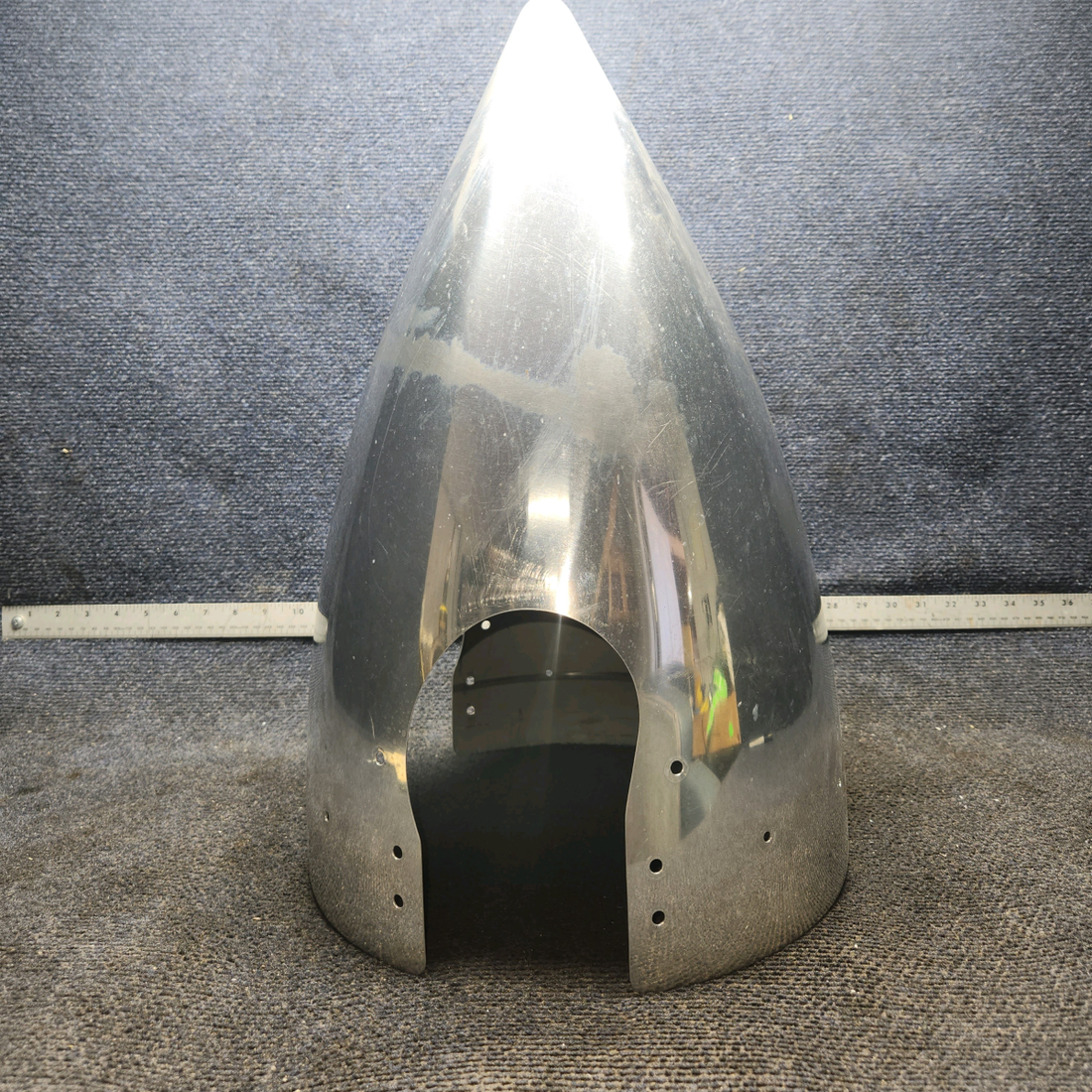 Used aircraft parts for sale, D-4797-3P Cessna 182G 3-Blade Spinner Assembly With Back Plate