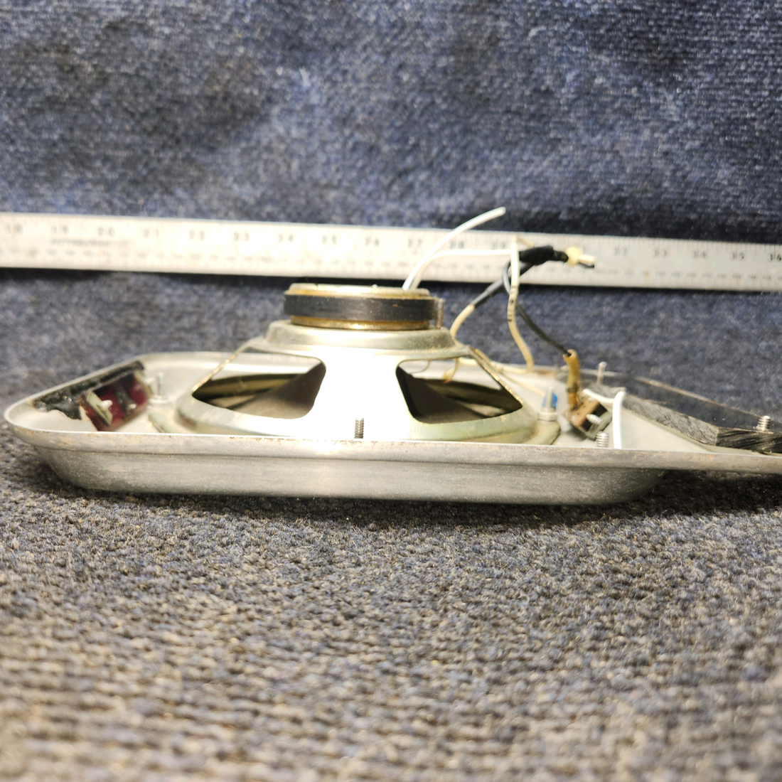 Used aircraft parts for sale, 35-344140-602 BEECHCRAFT F35 Overhead Dome Light Frame/Speaker Cover