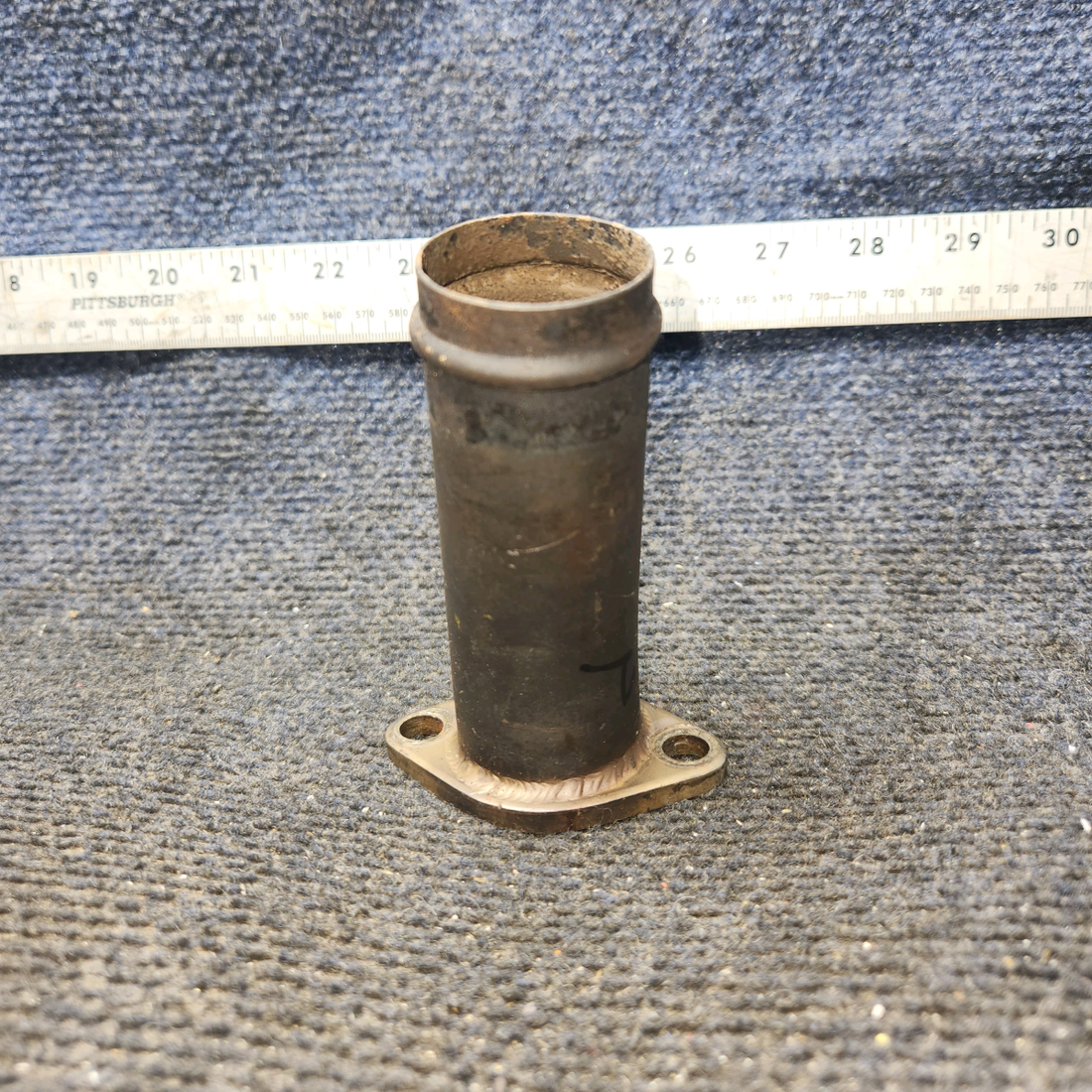 Used aircraft parts for sale, 0550176-57 Cessna 172E Exhaust Curved Riser