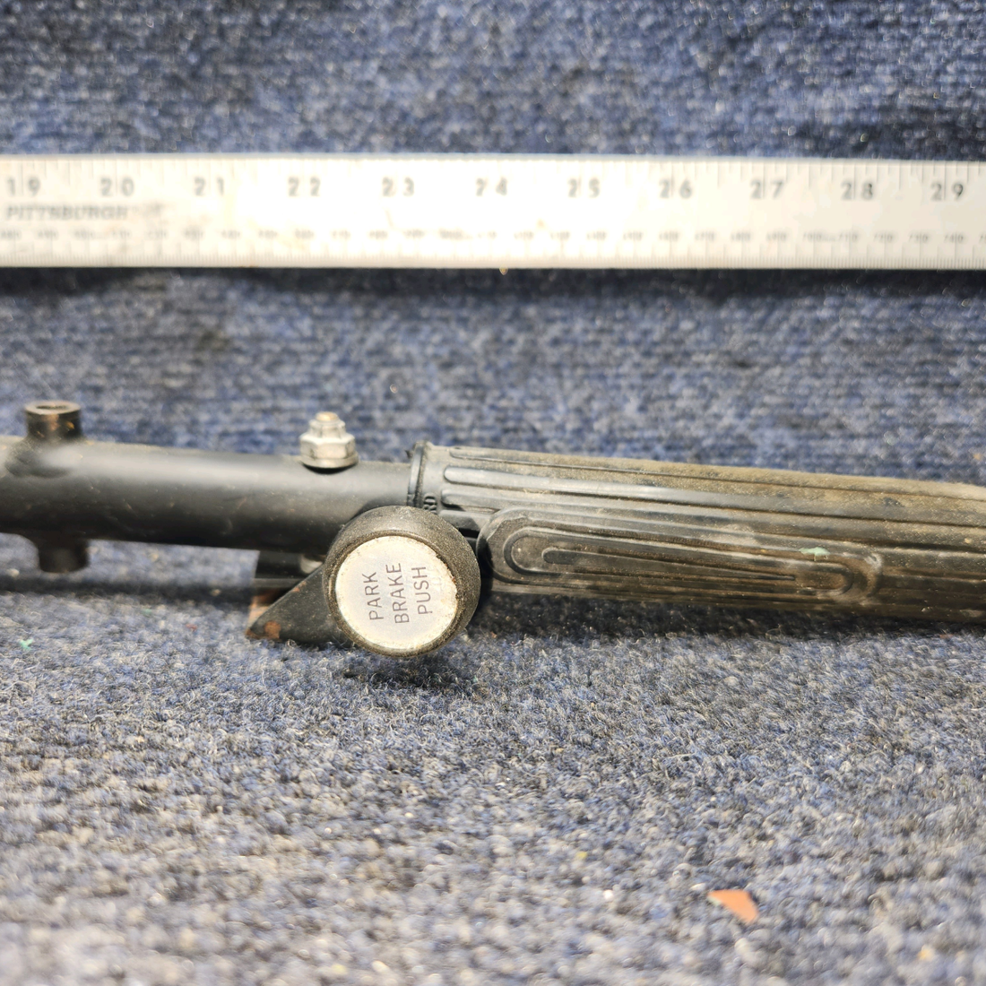 Used aircraft parts for sale, 63357-000 PIPER PA28-140 Handle Parking Brake Assy