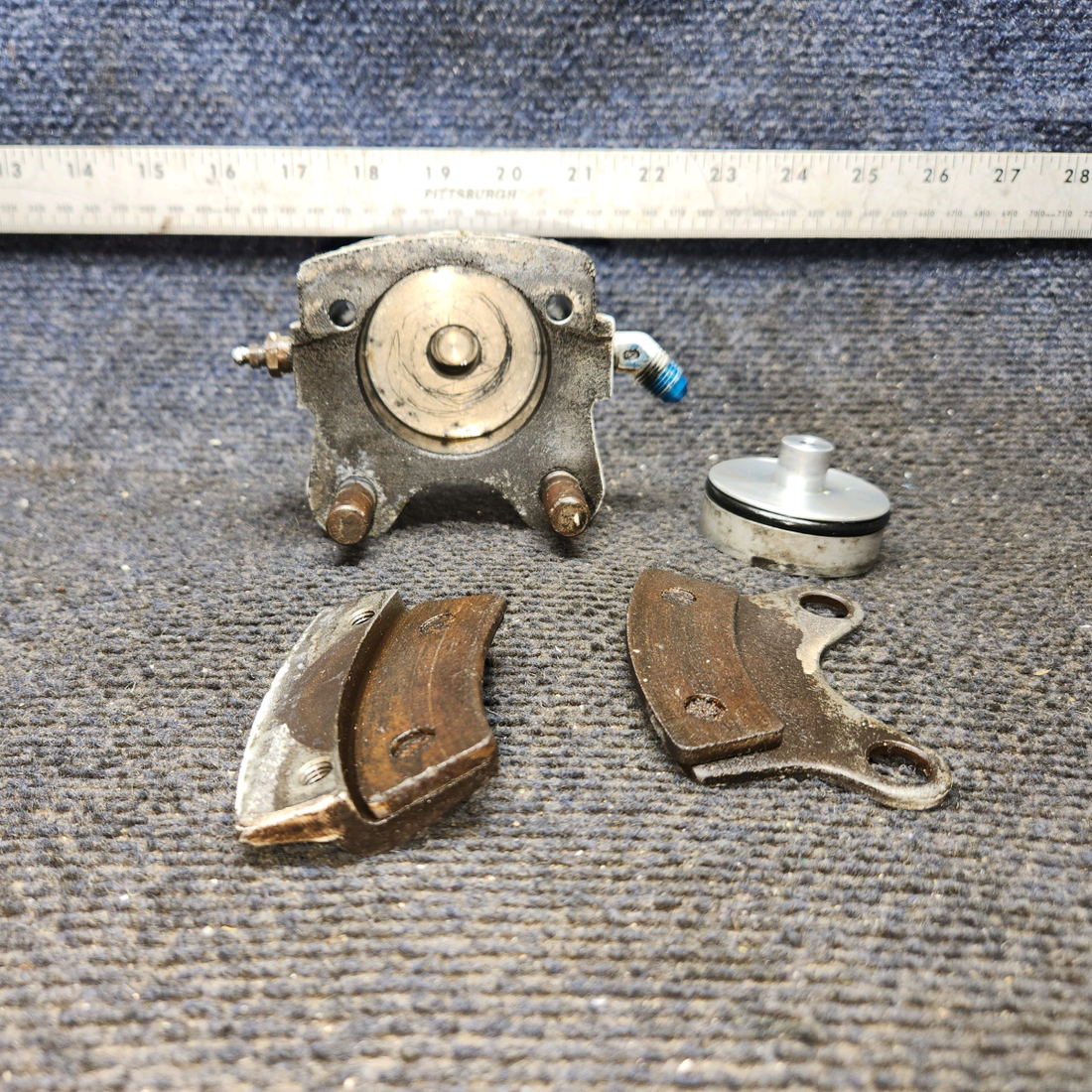 Used aircraft parts for sale, C163030-0108 Cessna 172E Brake Caliper Assembly