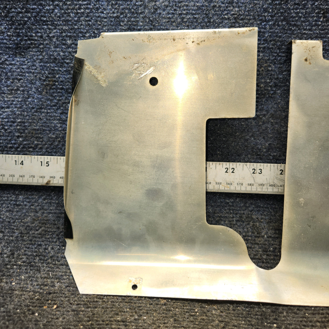 Used aircraft parts for sale, 0513058-1 Cessna 172F Rudder Bar Shield RH