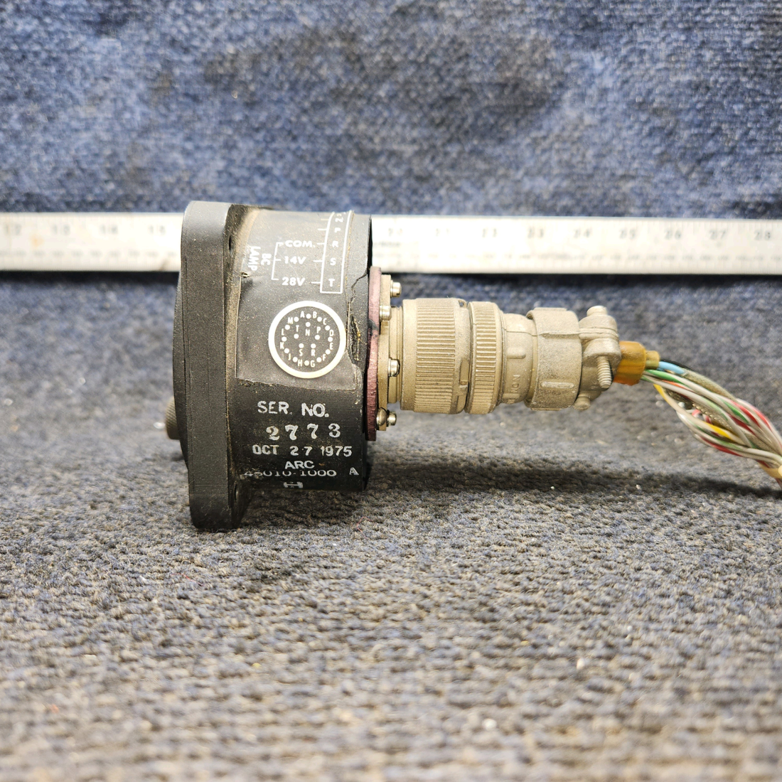 Used aircraft parts for sale, 45010-1000 ARC IN-514B cessna 150G Course Indicator with Connector