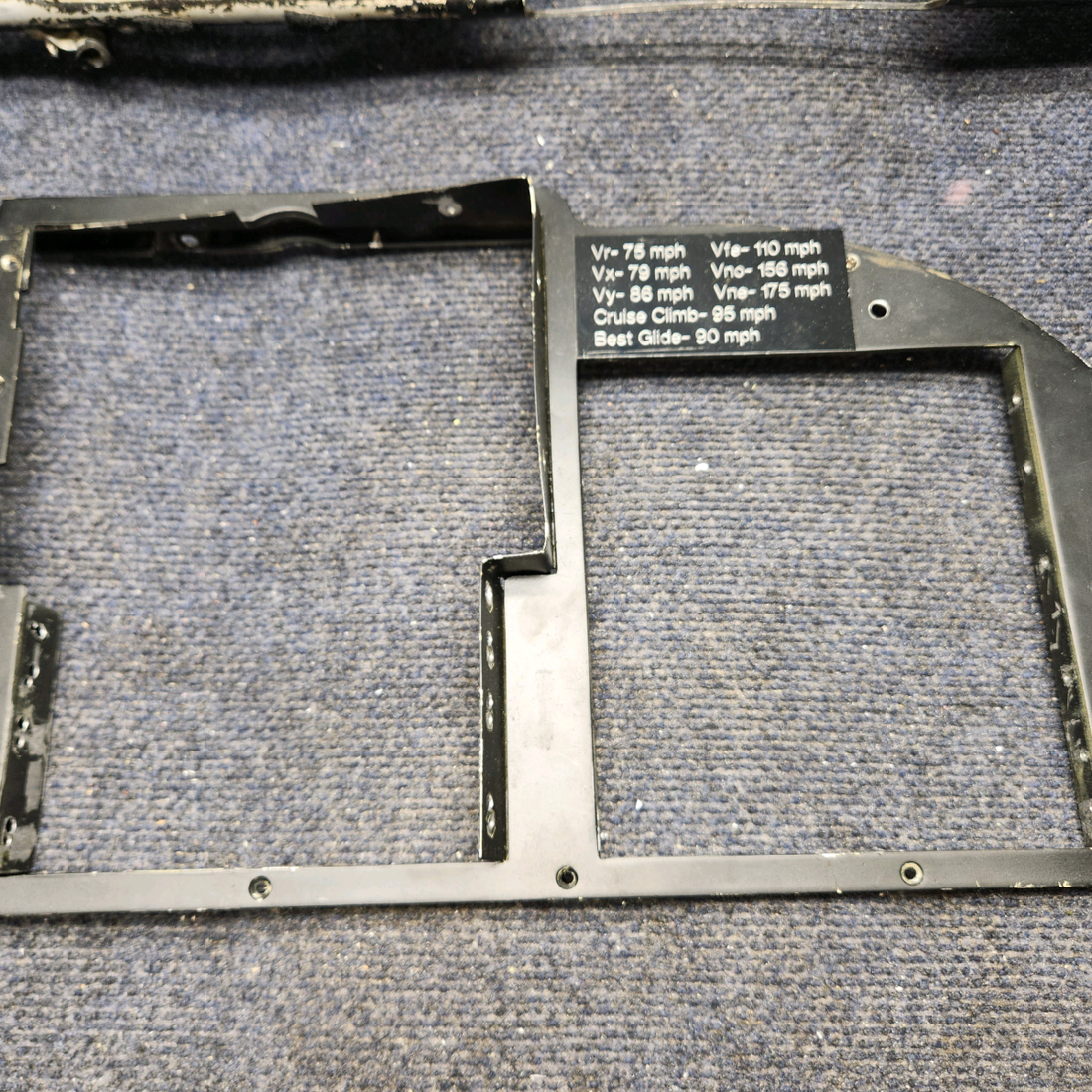 Used aircraft parts for sale, 169-324007-601 Beechcraft C23 SUNDOWNER Instrument Panel Structure Assembly – See photos for details