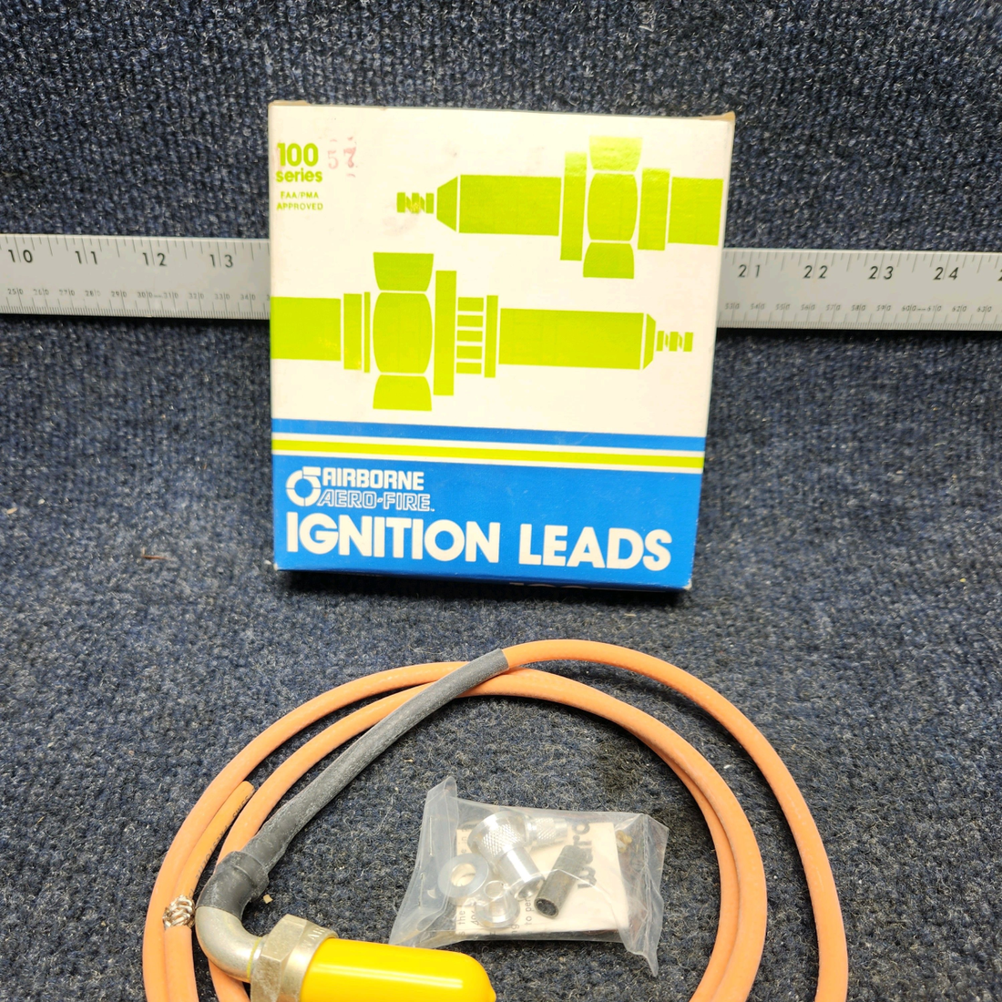 Used aircraft parts for sale, 100-57 BEECHCRAFT F35 PARKER AIRBORNE IGNITION LEADS 100 SERIES