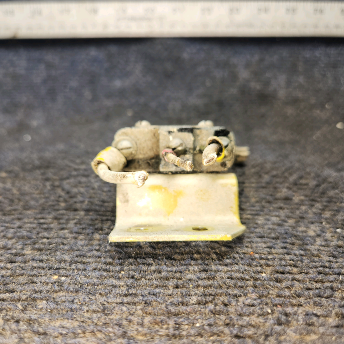 Used aircraft parts for sale, 45-361116 Beechcraft 35-33 Flap Limit Up Switch with Bracket