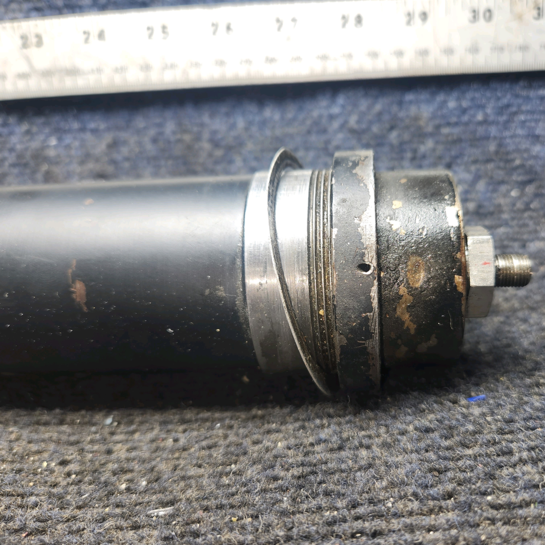 Used aircraft parts for sale, 65888-000 Piper PA-28-140 Nose Gear Outer Upper Tube Assembly