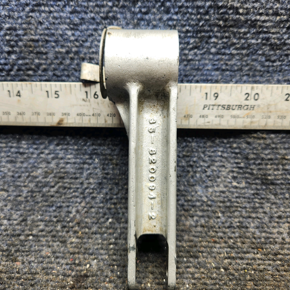 Used aircraft parts for sale, 35-820094-2 Beechcraft 35-33 Nose Gear Retract Idler Arm
