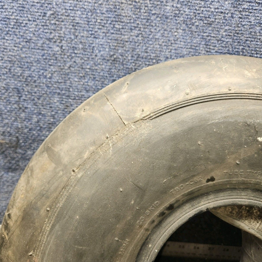Used aircraft parts for sale, 072-314-0 Michelin Condor piper PA-28-181 6.00-6 6-Ply Retread Aircraft Tire w/ Tube