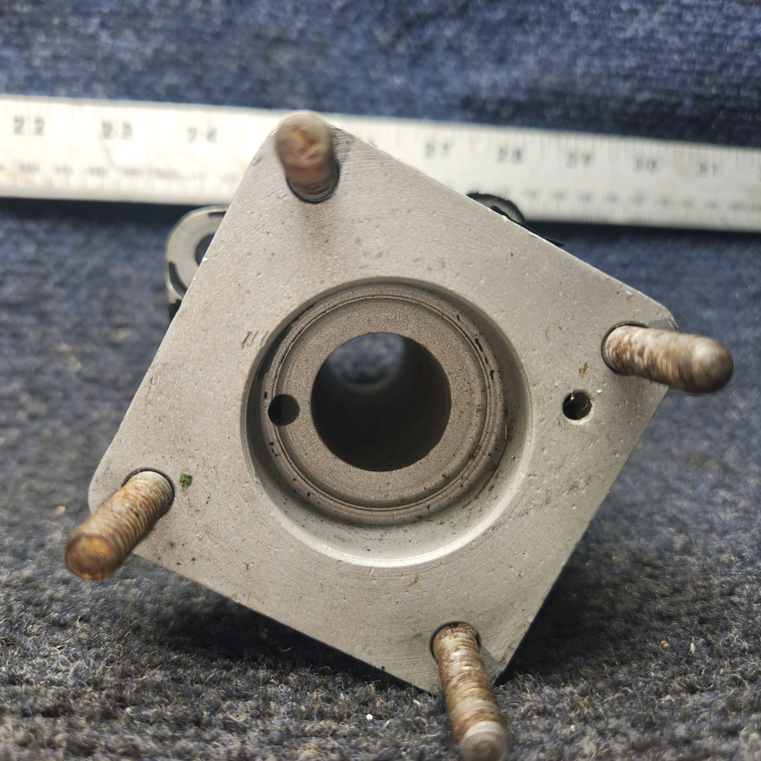 Used aircraft parts for sale, 71676-G Lycoming IO-540 Hydraulic Pump Adapter