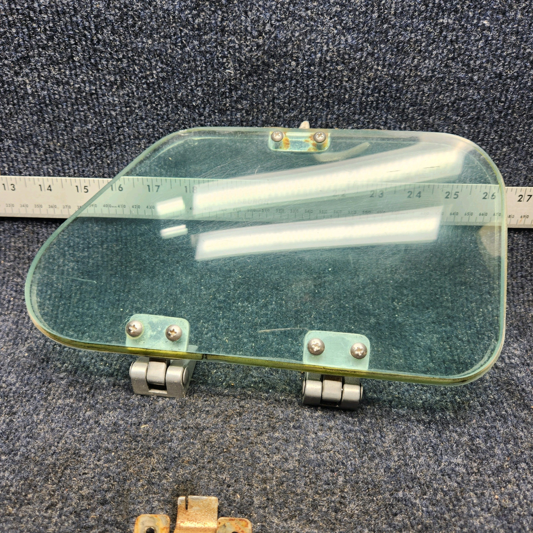 Used aircraft parts for sale, 96-420011-7 BEECHCRAFT F35 STORM WINDOW ASSEMBLY W/METAL LEG
