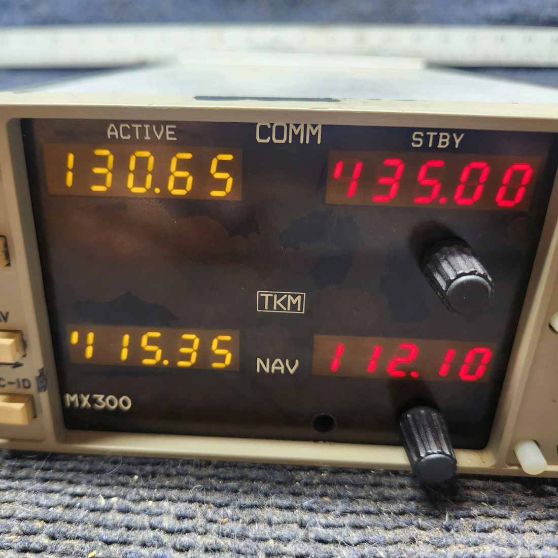 Used aircraft parts for sale, MX300 TKM cessna 172N Nav/ Com 14V  No Tray No Connector