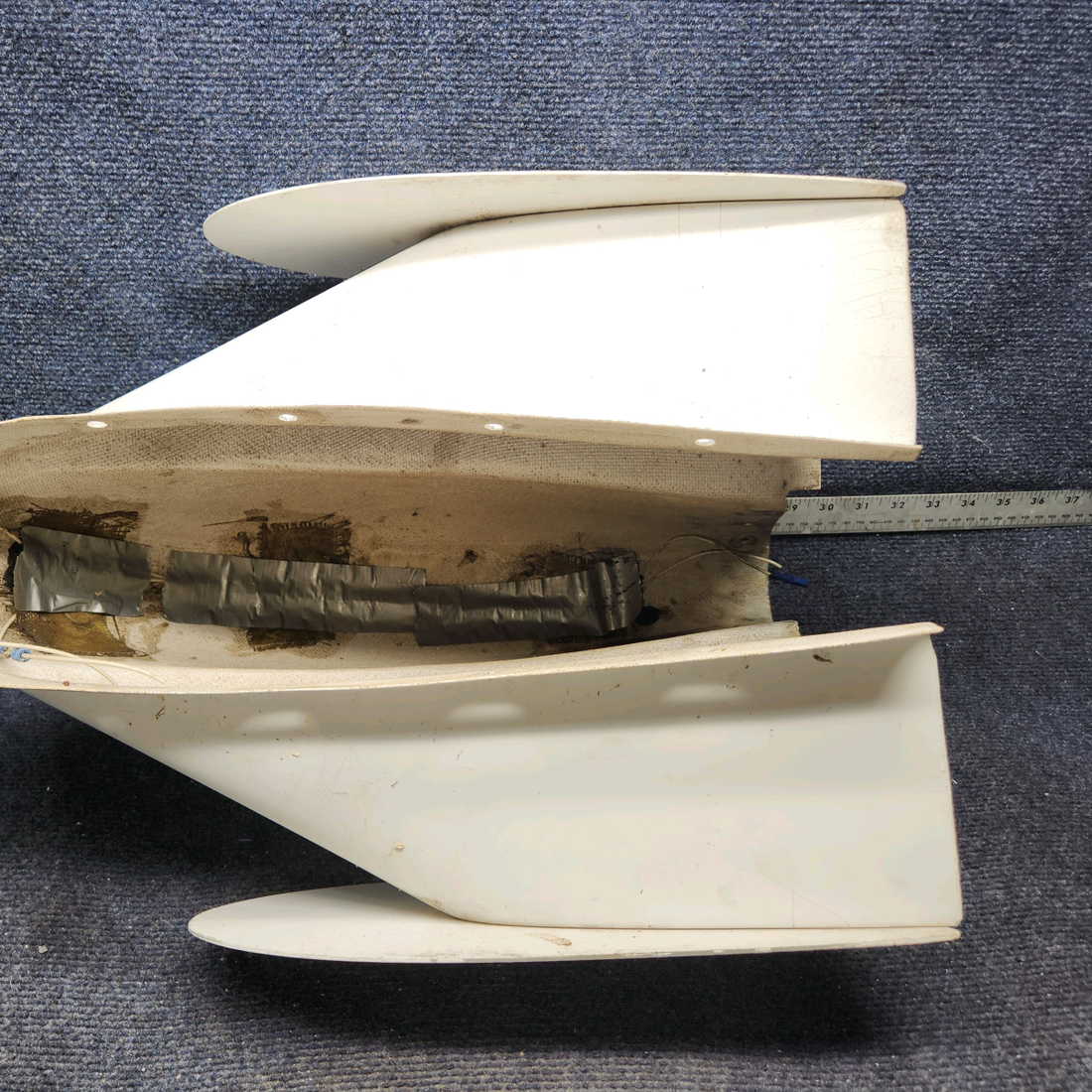 Used aircraft parts for sale, 38402-012 PIPER PA28RT-201 Forward Vertical Fin Tip Assy