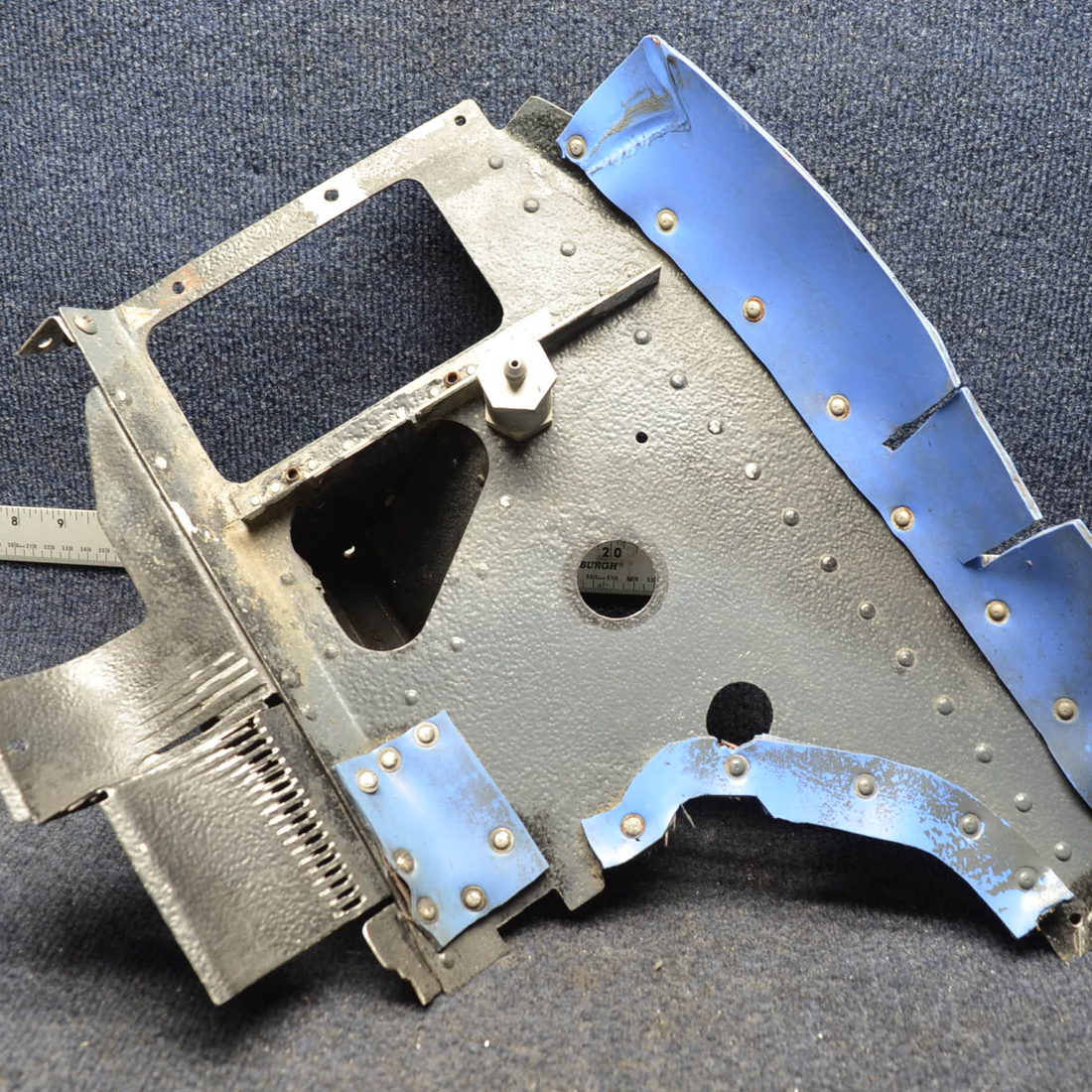 Used aircraft parts for sale, 2455038-2 Cessna 172RG REAR RH BAFFLE ASSY