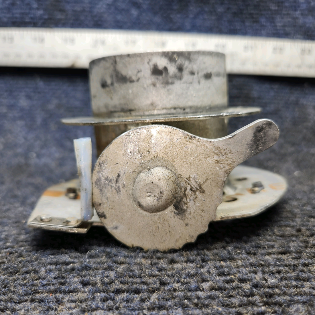 Used aircraft parts for sale, 68416-003 Piper PA28-161 Cabin Air Vent Valve Assembly - RH (Bent)