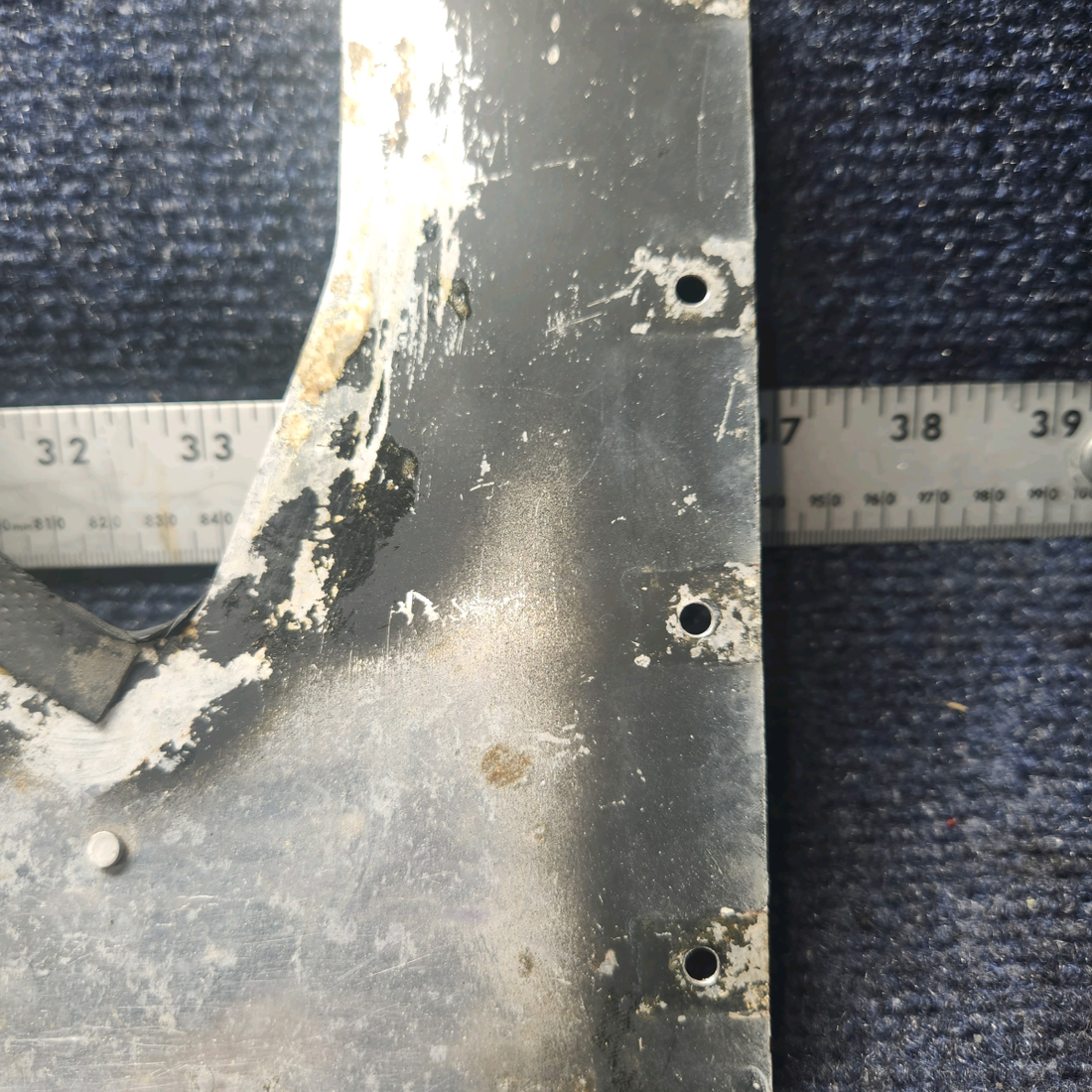 Used aircraft parts for sale, 63339-001 PIPER PA28-140 Plate Assy MLG RH