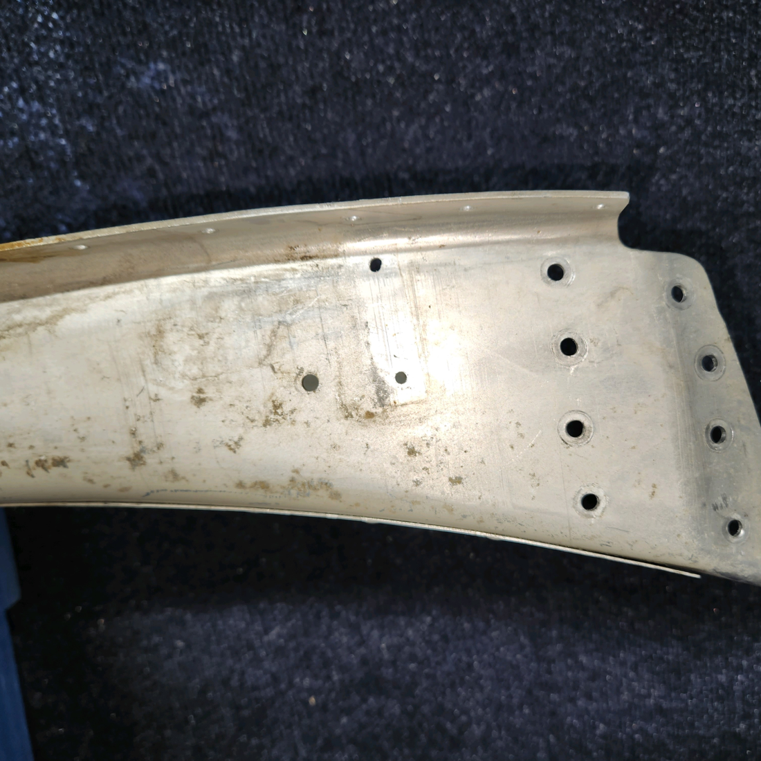 Used aircraft parts for sale, 0513007-5 Cessna 172E Front Doorpost Bulkhead Assembly LH
