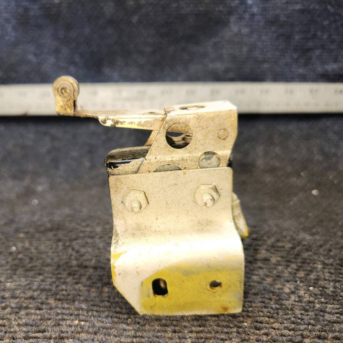 Used aircraft parts for sale, 45-361116 Beechcraft 35-33 Flap Limit Up Switch with Bracket