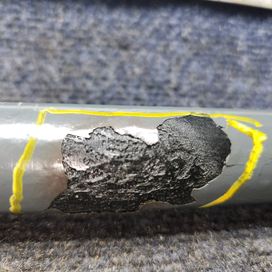 Used aircraft parts for sale, 75736 Lycoming O-320-E2A PIPER PA28-140 Tube Oil Level 11 9/16"