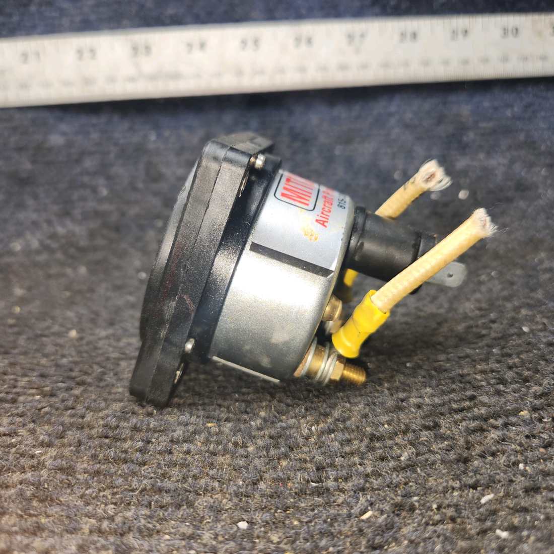 Used aircraft parts for sale, D1-211-5106 Mitchell Piper PA-28-140 Ammeter Amp Indicator Gauge