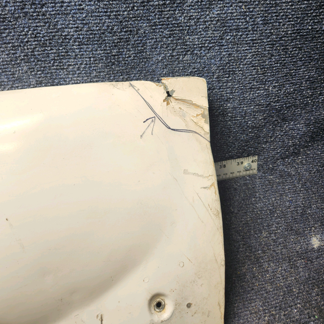 Used aircraft parts for sale, 550060-001 Mooney M20J INBOARD MLG DOOR LH