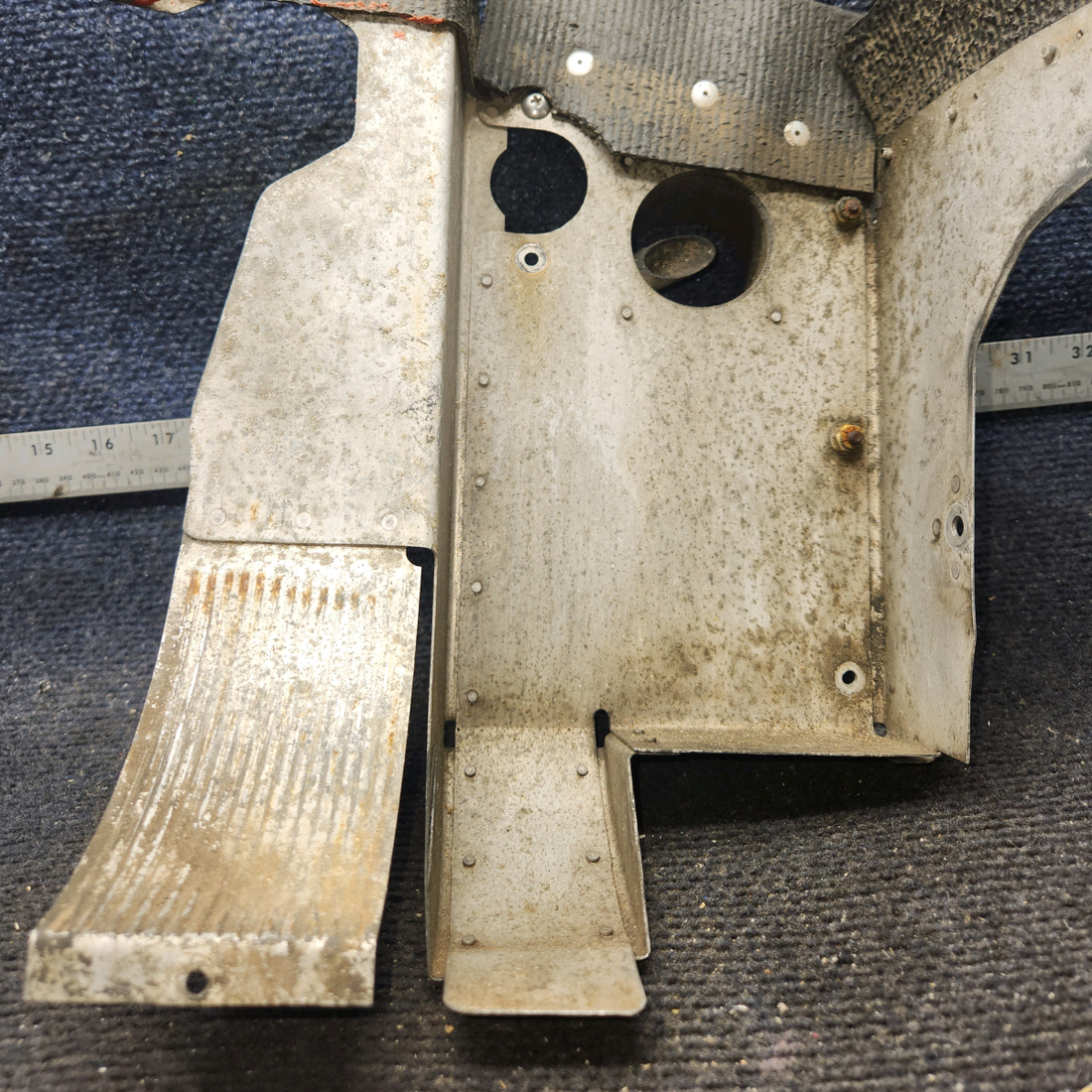 Used aircraft parts for sale, 63617-015 PIPER PA28-140 Rear Engine Baffle - LH