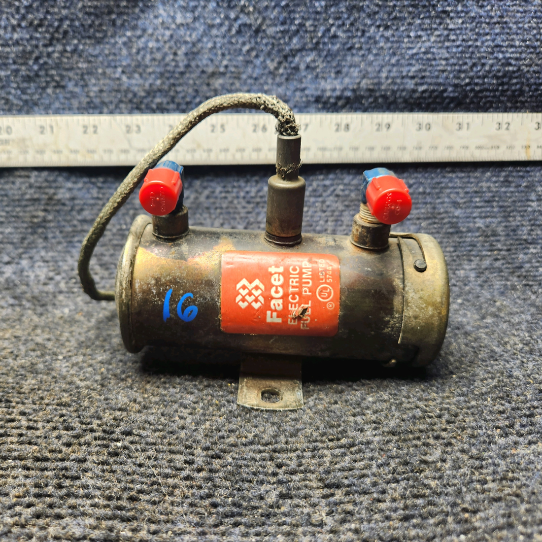 Used aircraft parts for sale, 476-411 Bendix Electronic Fuel Pump 24 V