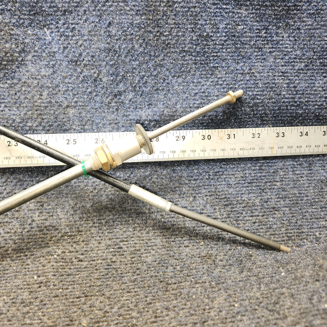 Used aircraft parts for sale, 253-001-1 Mooney M20C Throttle Control Cable (38")