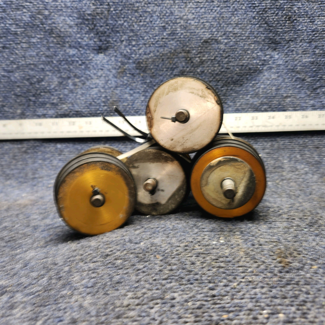 Used aircraft parts for sale, J-9612-8 PIPER PA28-161 Lord Shock Mount kit - Set of Four