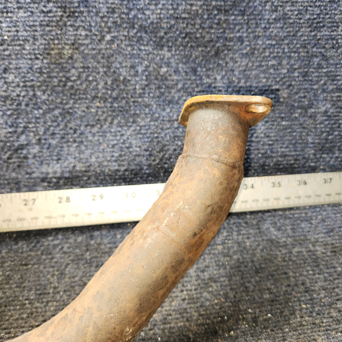 Used aircraft parts for sale, 35-950118 Beechcraft 35-33 Exhaust Stack with EGT Boss – LH