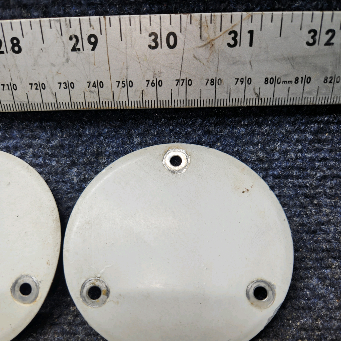 Used aircraft parts for sale, S225-3 Cessna 172F Flap Inspection Cover Plate - Set of 3