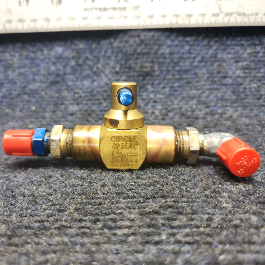 Used aircraft parts for sale, 9559B-2PP Beechcraft A24R Circle Seal Emergency Gear Extension Valve