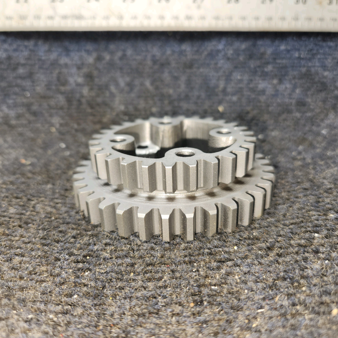 Used aircraft parts for sale, 630690 Continental O-300D Cessna 172F Gear Cluster Crank